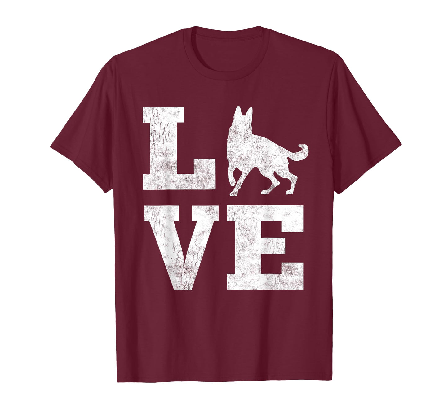 I Love My German Shepherd Shirt Funny Pet Dog Lover Gifts T-Shirt