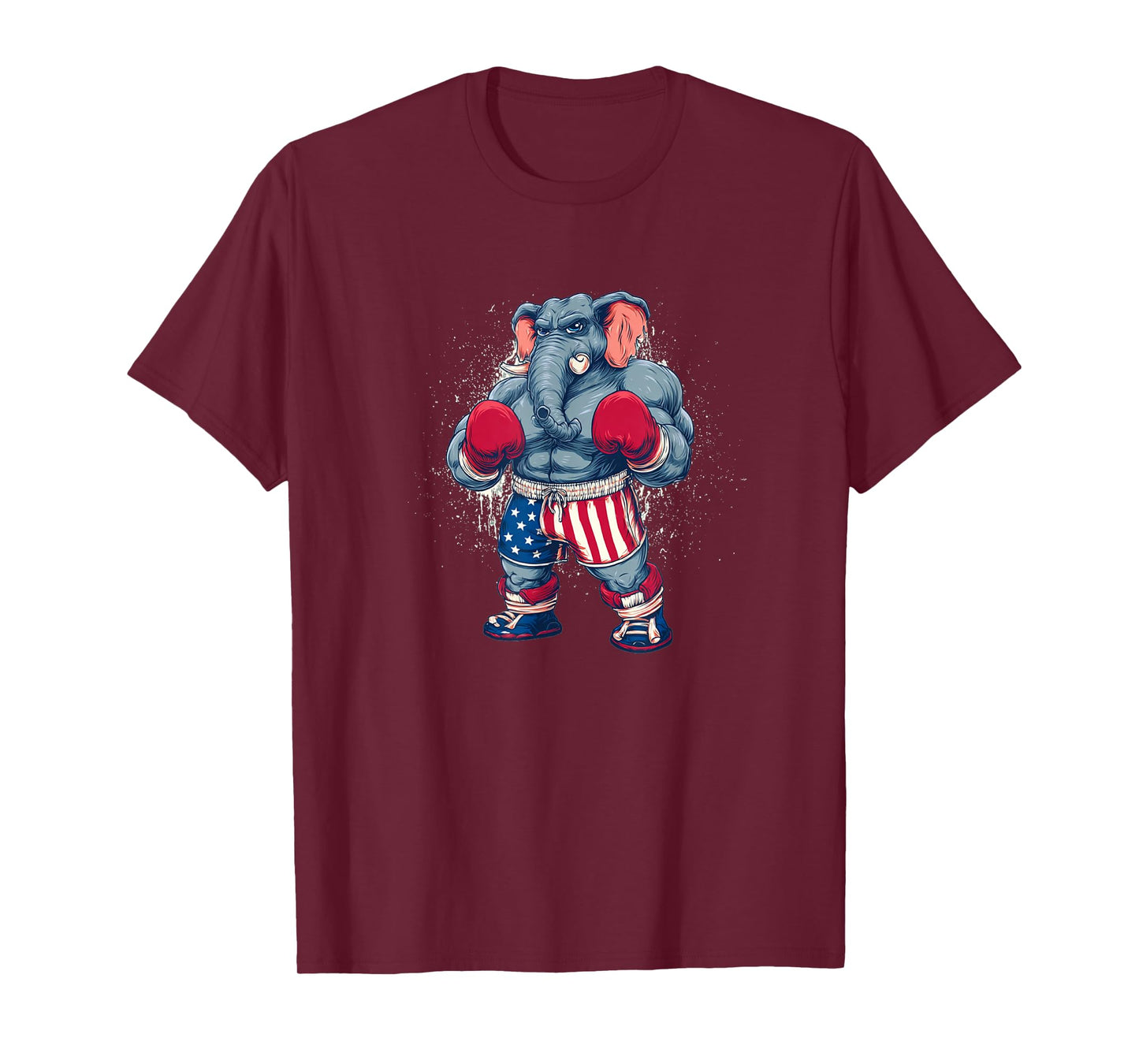 Awesome Elephant with Boxing Gloves for Sport Fans T-Shirt