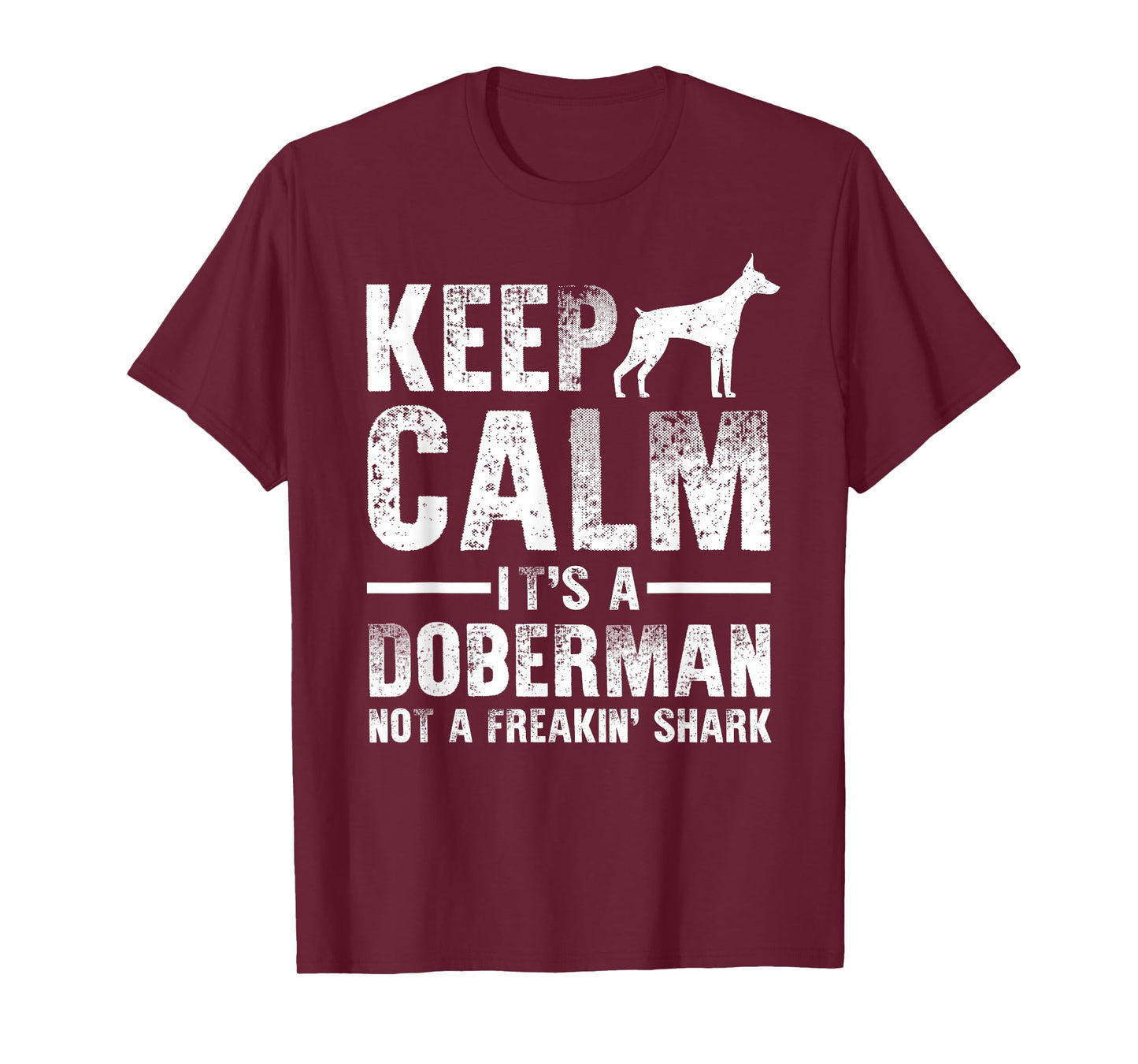 Funny Doberman Art Men Women Doberman Pinscher Dog Walker T-Shirt
