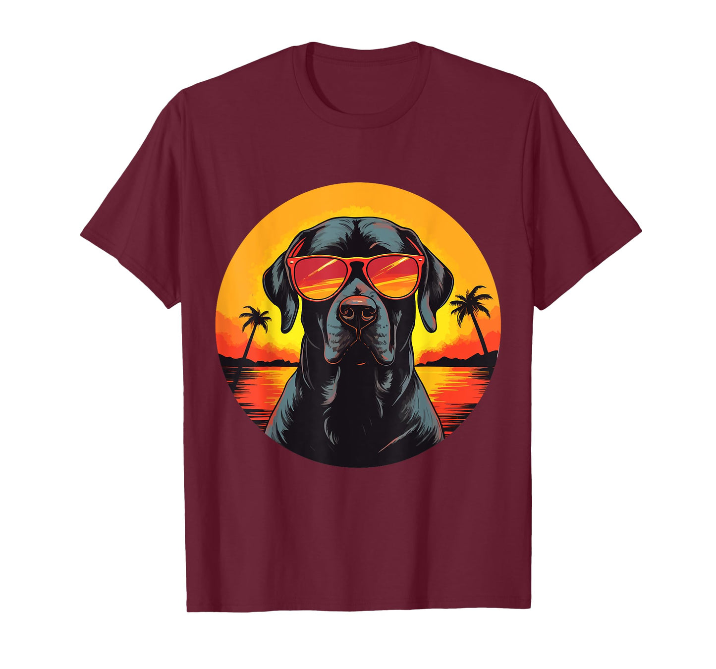 Labrador Retriever Lab Dog Breed Pet with Sunglasses T-Shirt