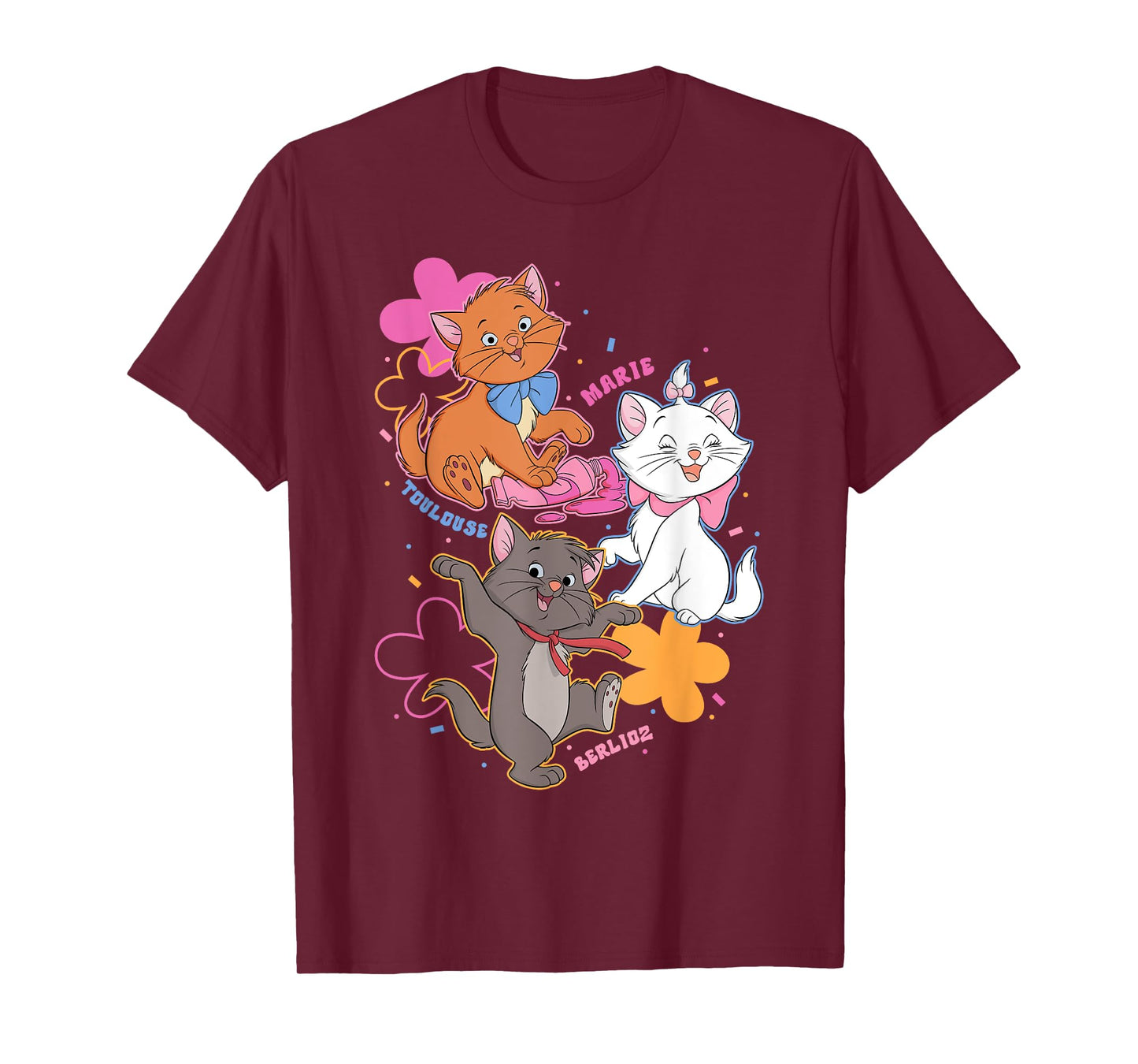 Disney The Aristocats Marie Tolouse And Berlioz Group Shot T-Shirt