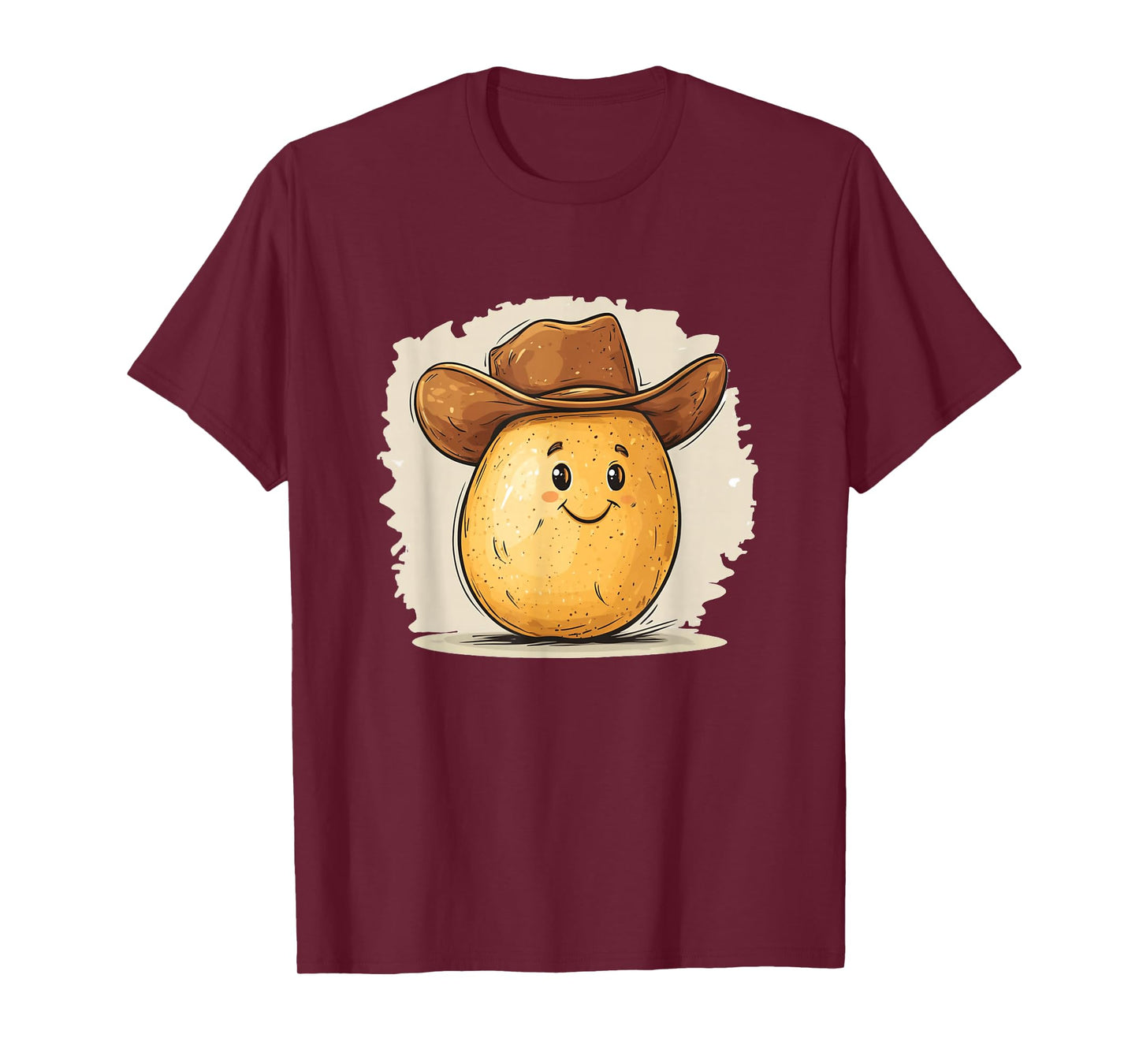 Cowboy Potato Costume with Western Hat for Boys and Girls T-Shirt