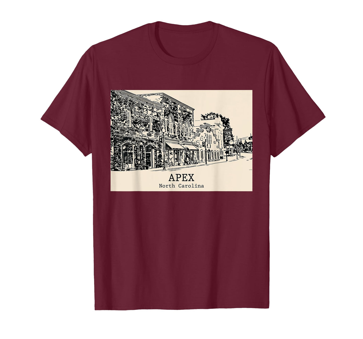 Apex North Carolina Vintage Retro Travel Souvenir T-Shirt