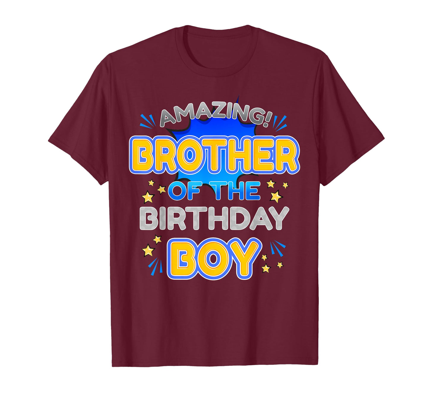 Birthday Boy Celebration Look for Amazing Brother T-Shirt