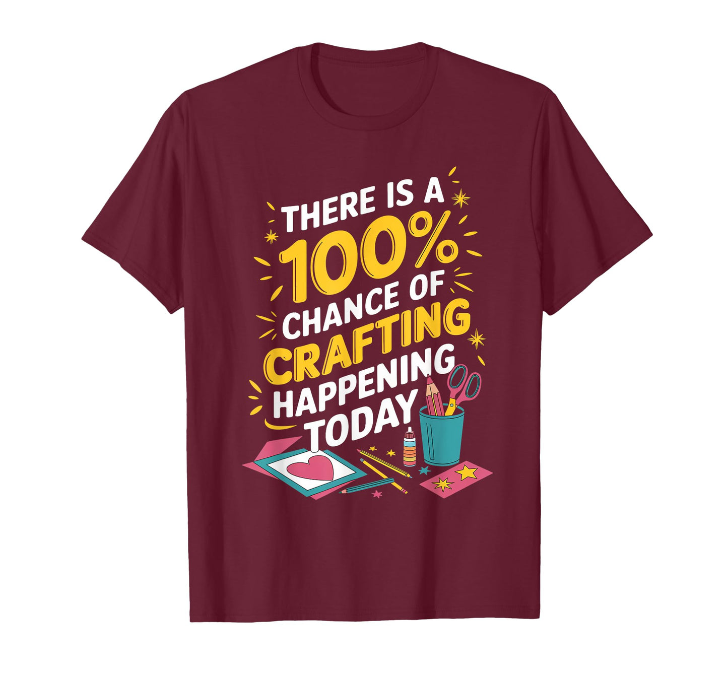 Chance Of Crafting Cardmaking Crafter Scrapbook Card Maker T-Shirt