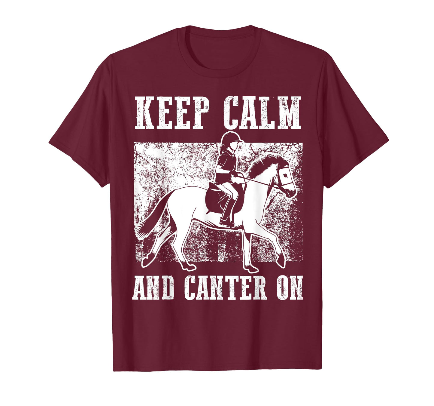 Keep Calm And Canter On | Special Horse Lovers Gift T-Shirt