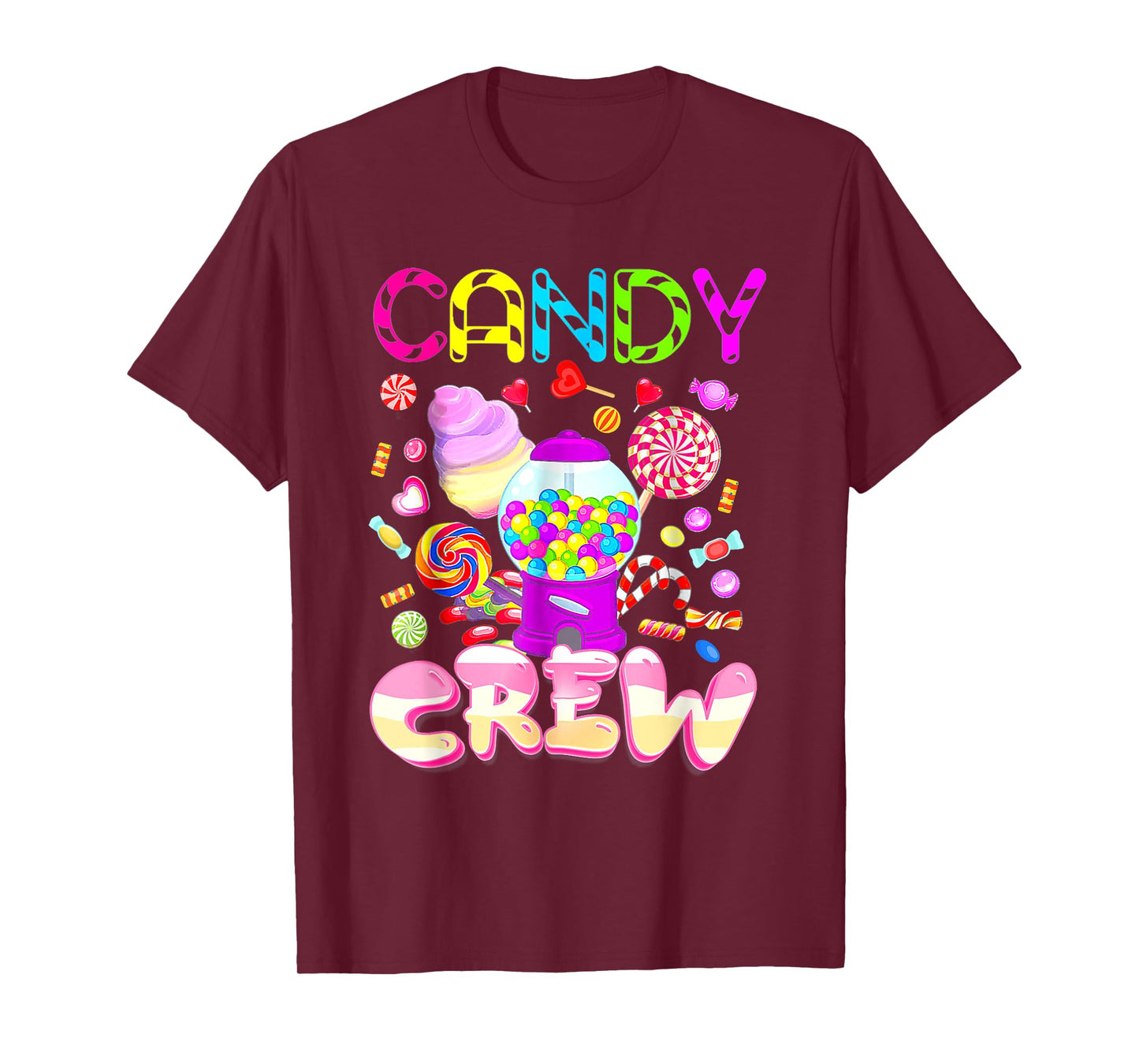 Candy Crew Costume Candy Land Kids Boy Girls Sweet Foods T-Shirt