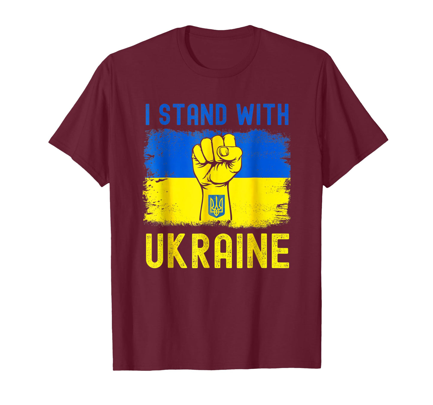 Support Ukraine flag I Stand With Ukraine T-Shirt