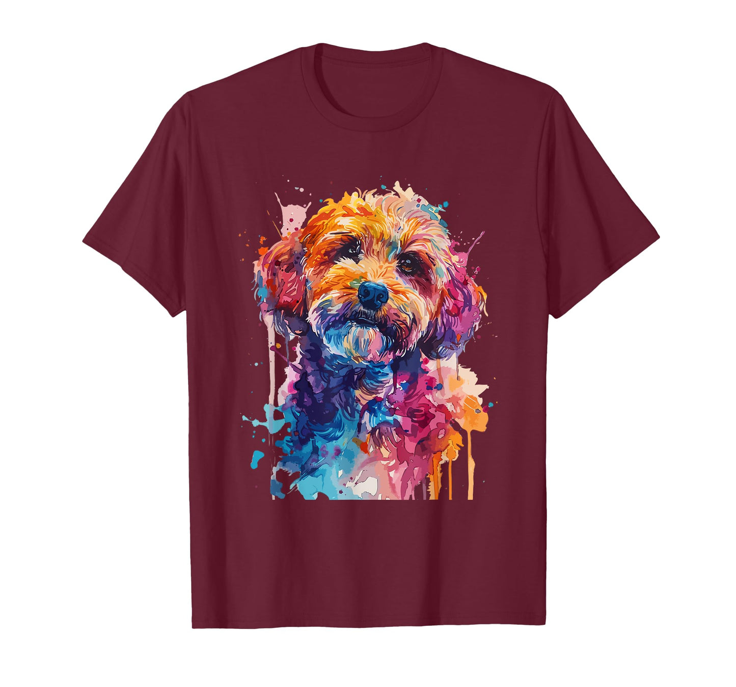 Cockapoo Lovers Pop Art Colorful Cockapoo Dog T-Shirt for Men Women Girls Kids