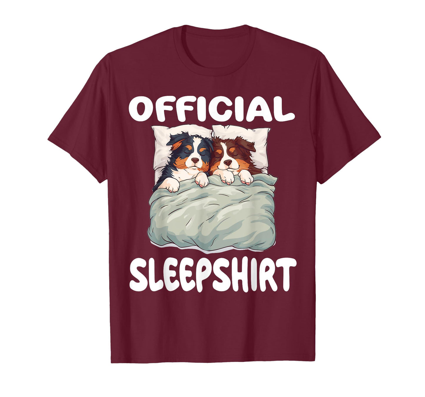 Australian Shepherd Dog Official Sleepshirt Pajamas Men Women Girls Kids T-Shirt
