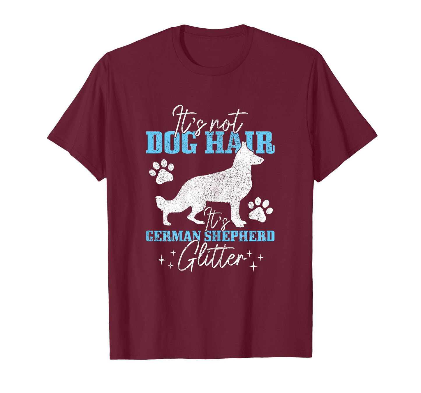 German Shepherd It's Not Dog Hair German Shepherd Glitter T-Shirt
