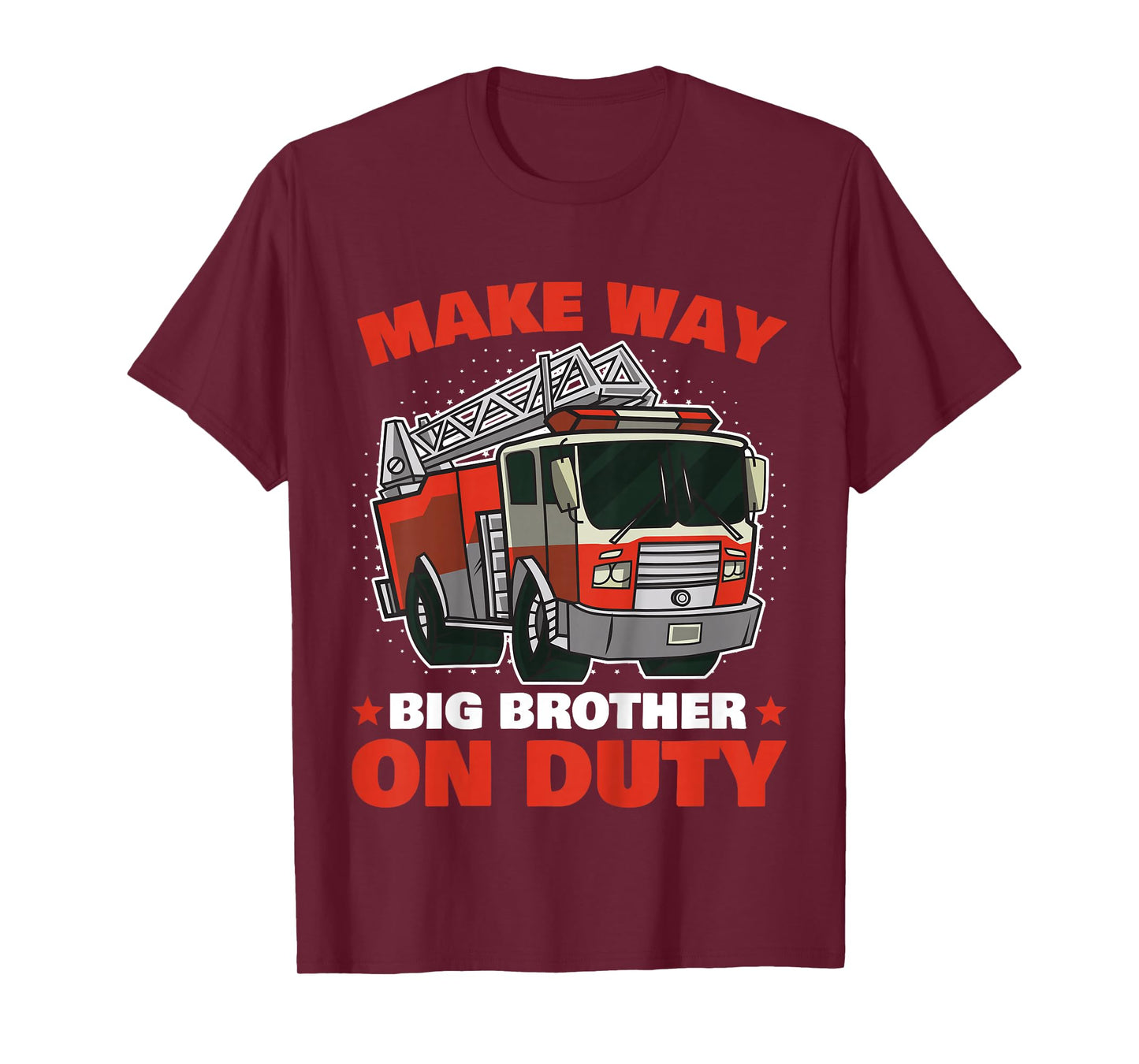 Kids Big Brother Firefighter Shirt | Brother Boys Firefighter T-Shirt