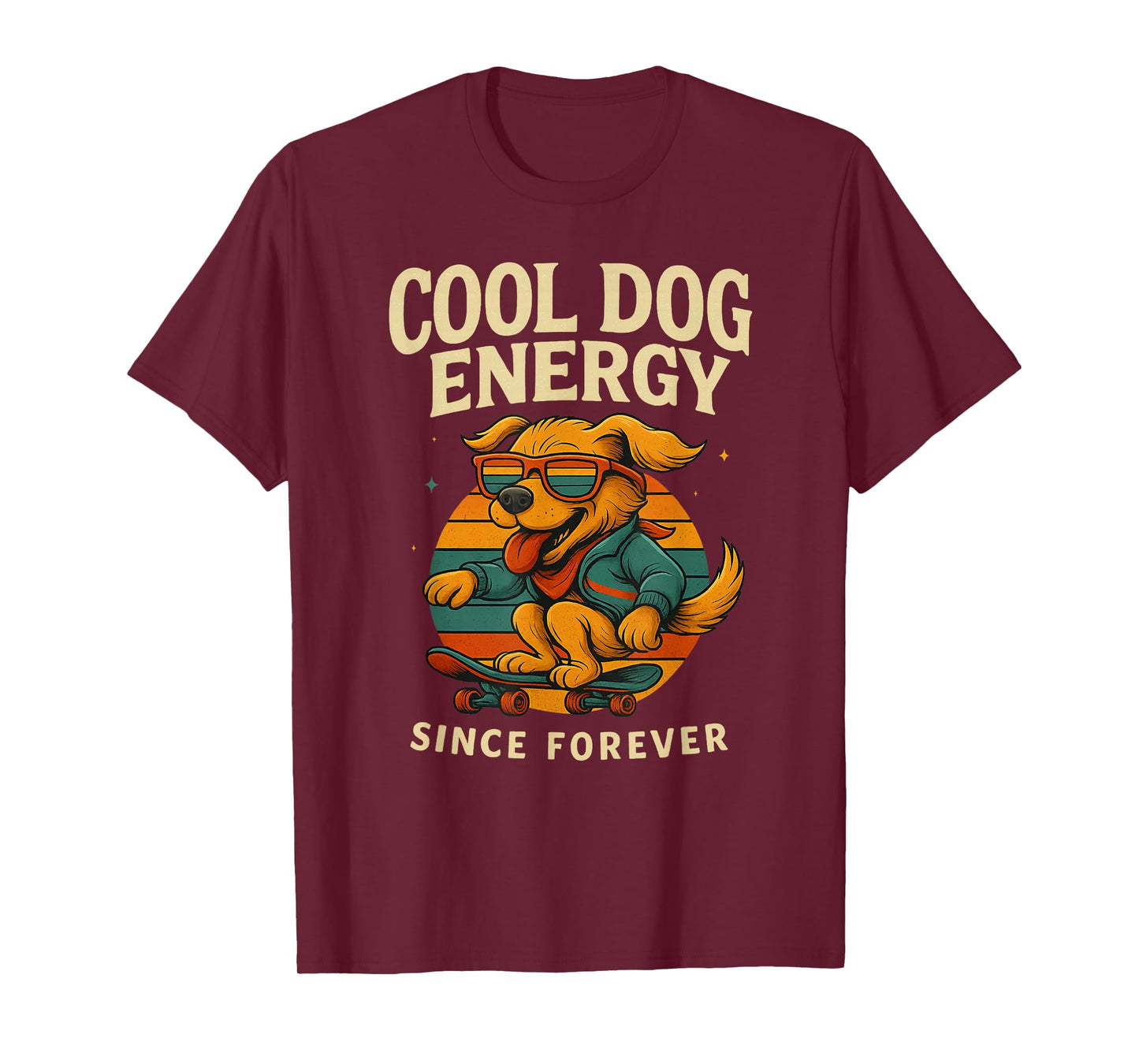 Cool Dog Energy Since Foreve, dog fan tee, vintage funny dog T-Shirt