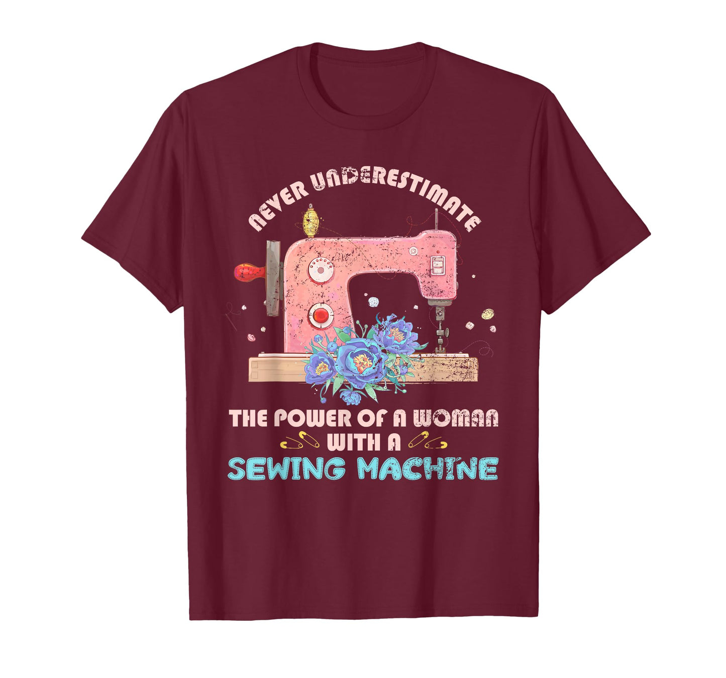 Funny Sewer Sewing Machine Seamstress Sew Women Girls Sewing T-Shirt