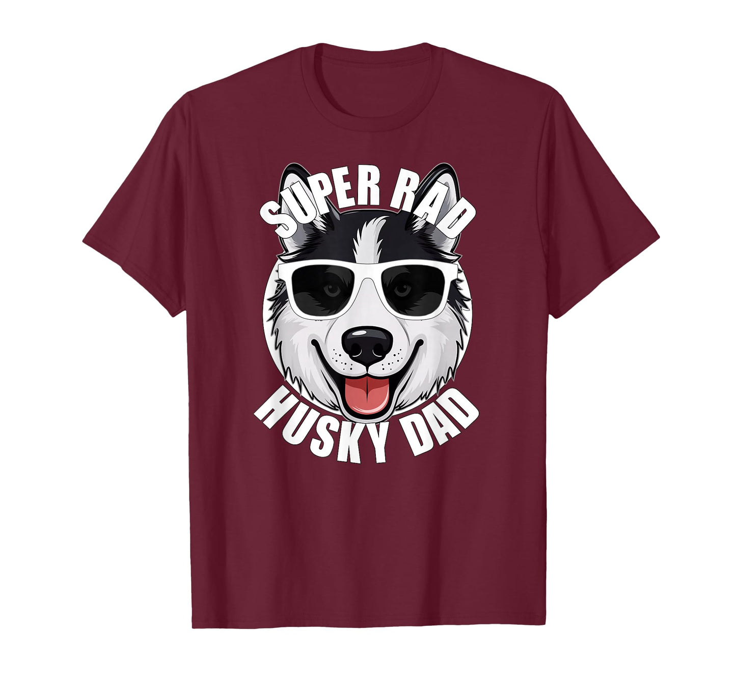 Husky Dad Funny Father’s Day Siberian Husky Dog Dad Men’s T-Shirt