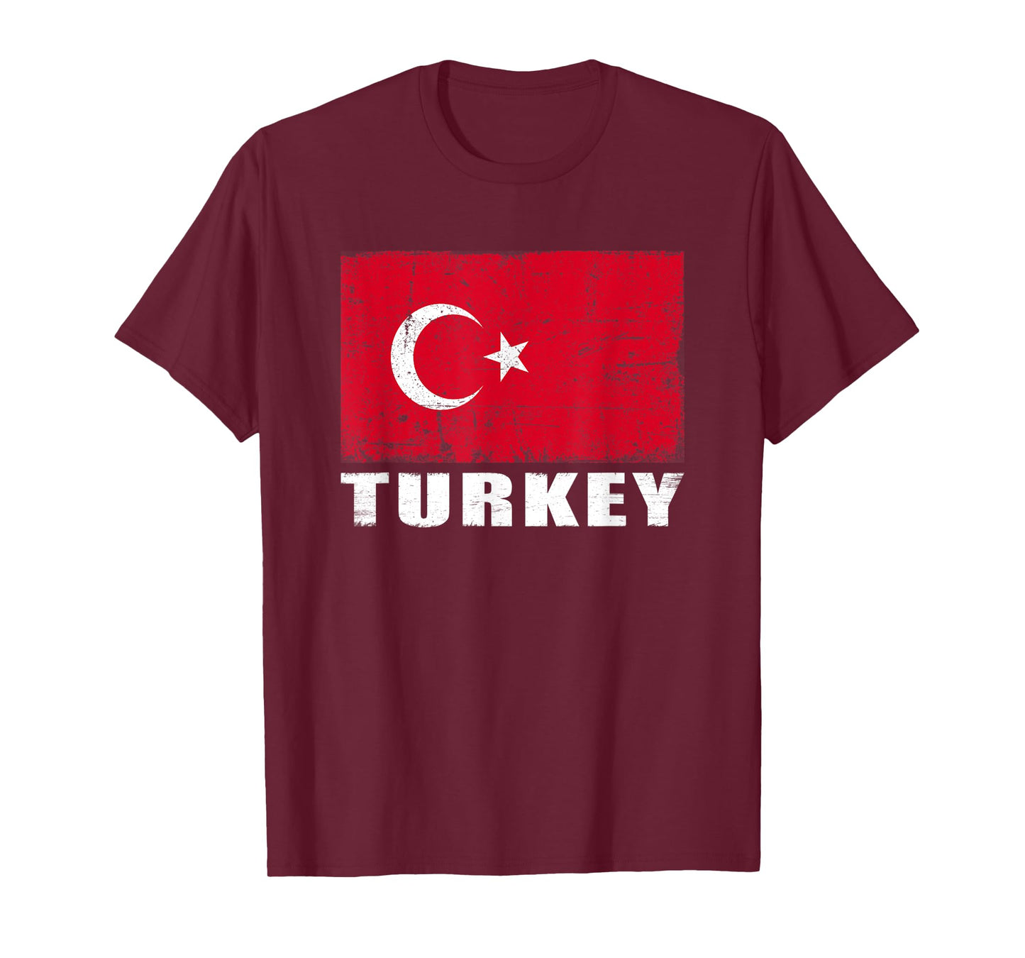 Turkey Flag Design Grunge Country Flag Turkey T-Shirt