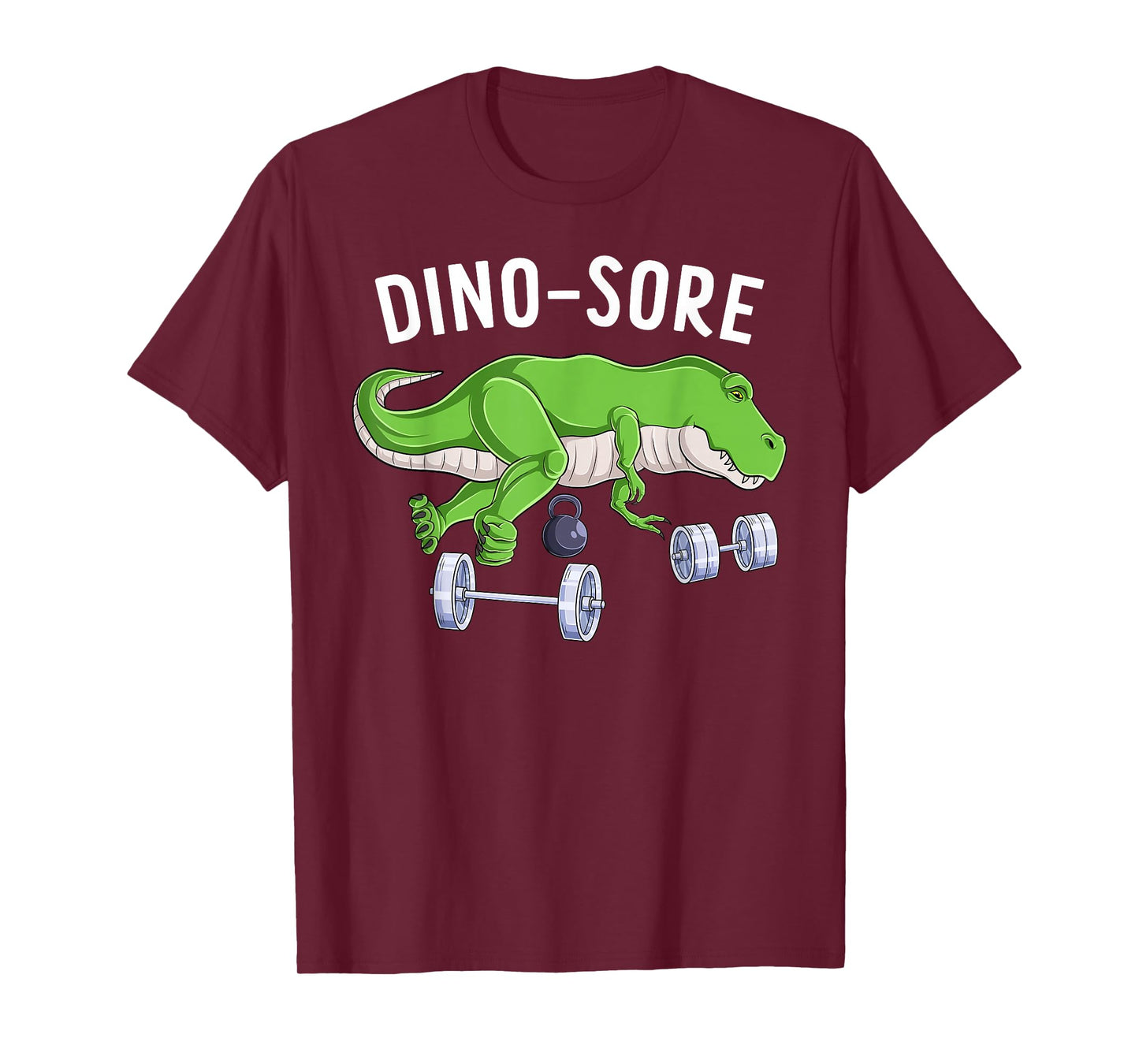 Gym Workout Dino Sore Funny Fitness Exercise Bodybuilding T-Shirt