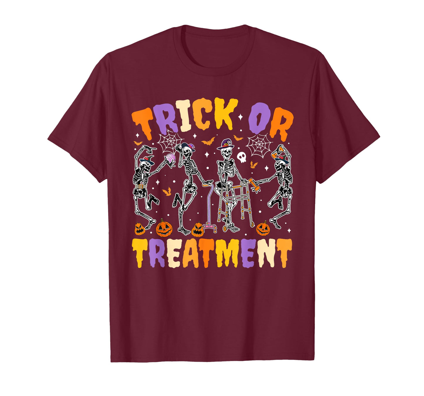 Halloween Trick Or Treatment PT Physical Therapy Therapist T-Shirt