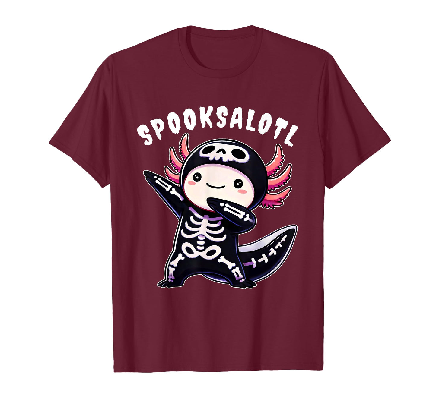 Funny Axolotl Halloween Shirt for Kids Boys Girls Youth T-Shirt