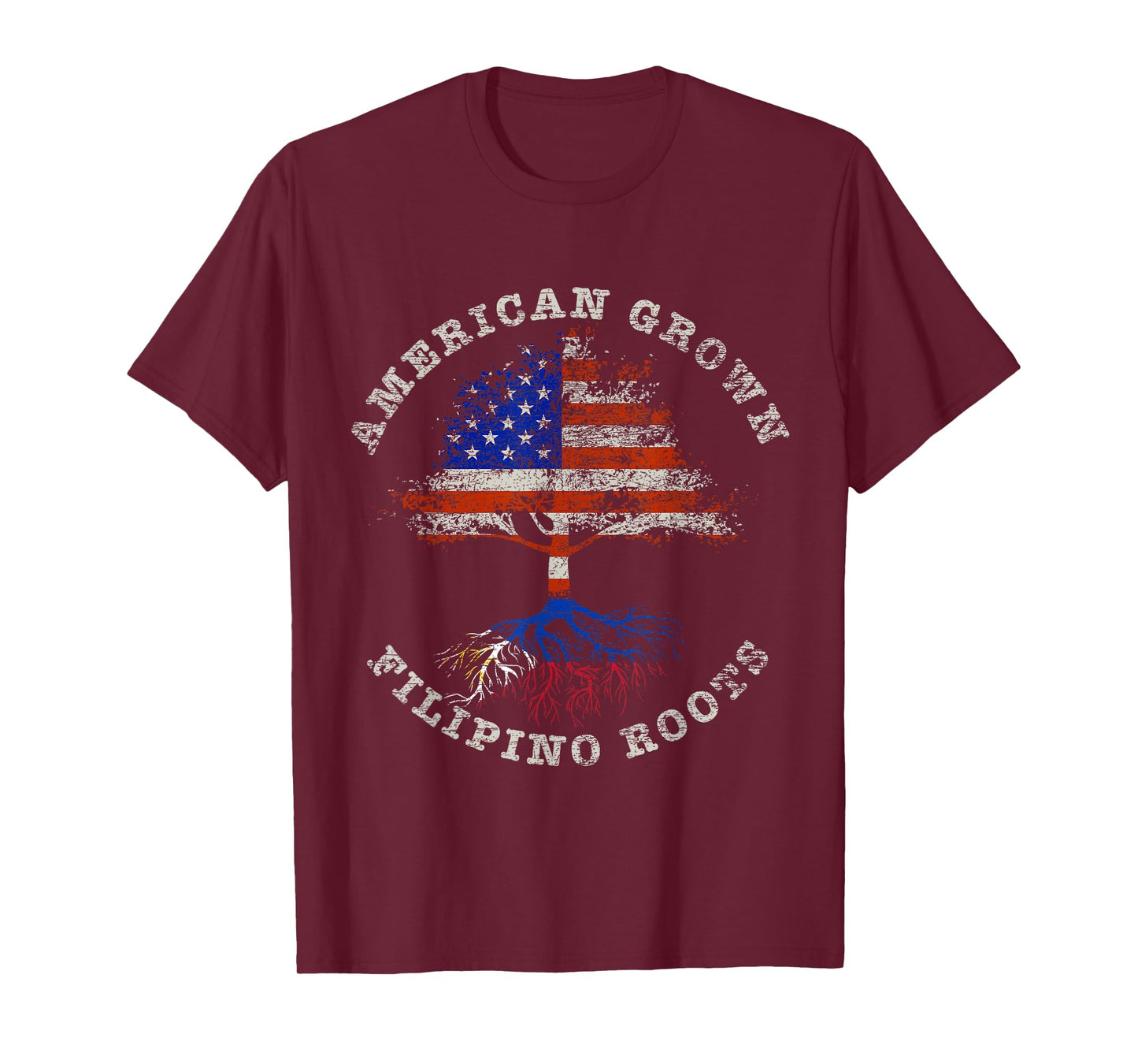 American Grown With Filipino Roots Philippines T-Shirt