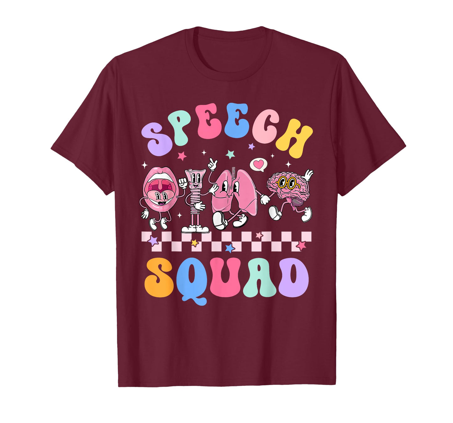 SLP Speech Squad Therapy Speech Language Pathologist T-Shirt
