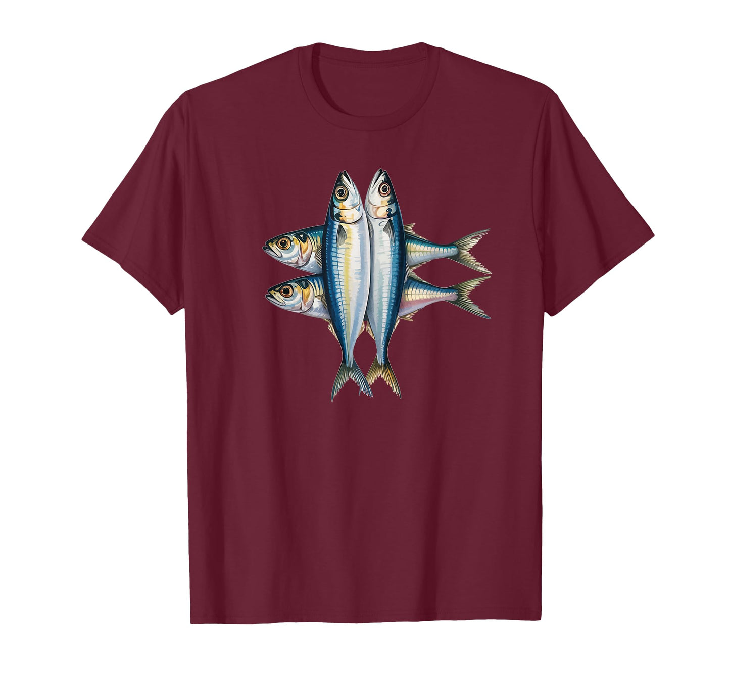 Sardines Fishing Lover Shirt for Seafood Enthusiasts Men T-Shirt