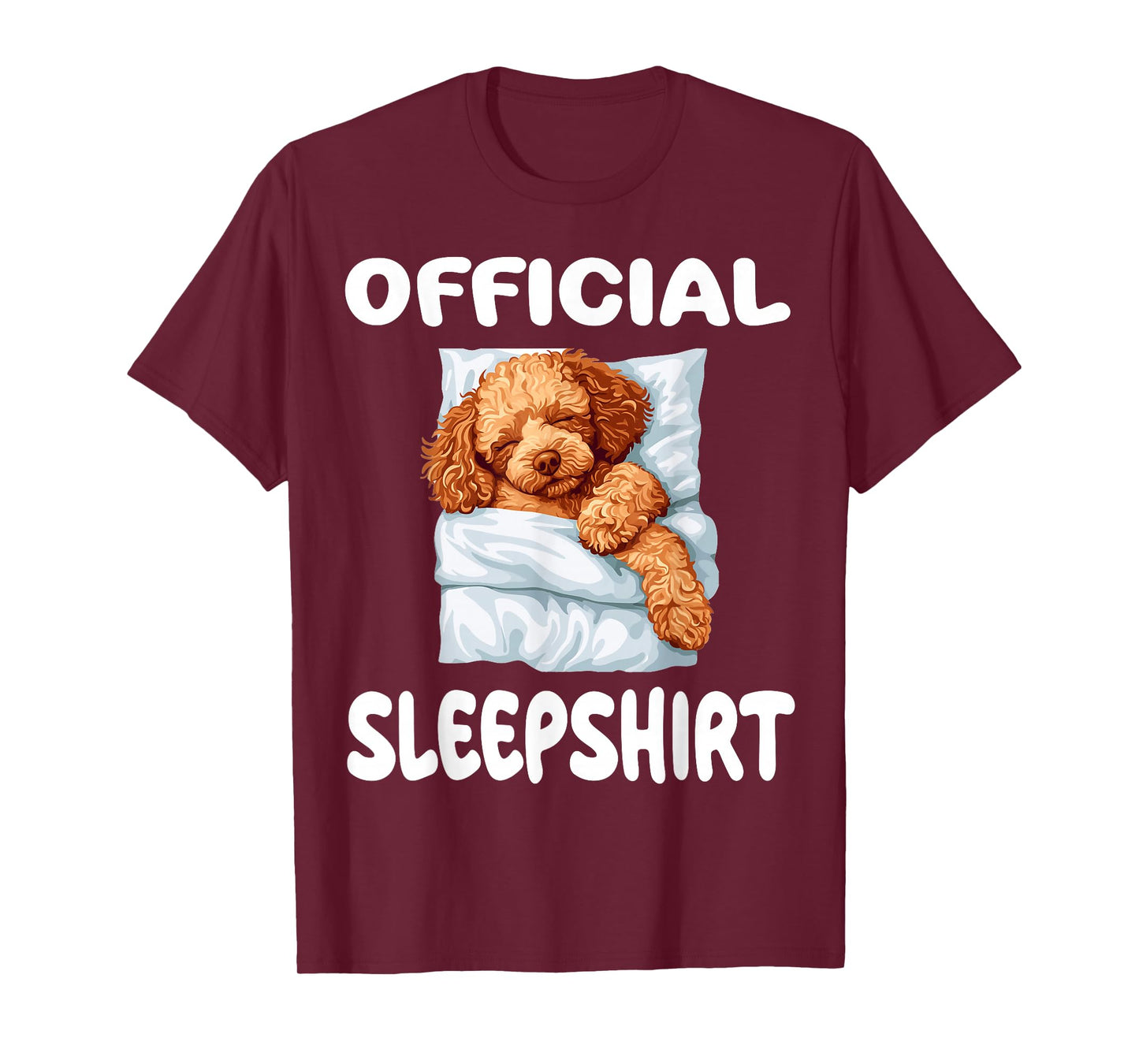 Toy Poodle Dog Official Sleepshirt Pajamas Nightgown T-Shirt