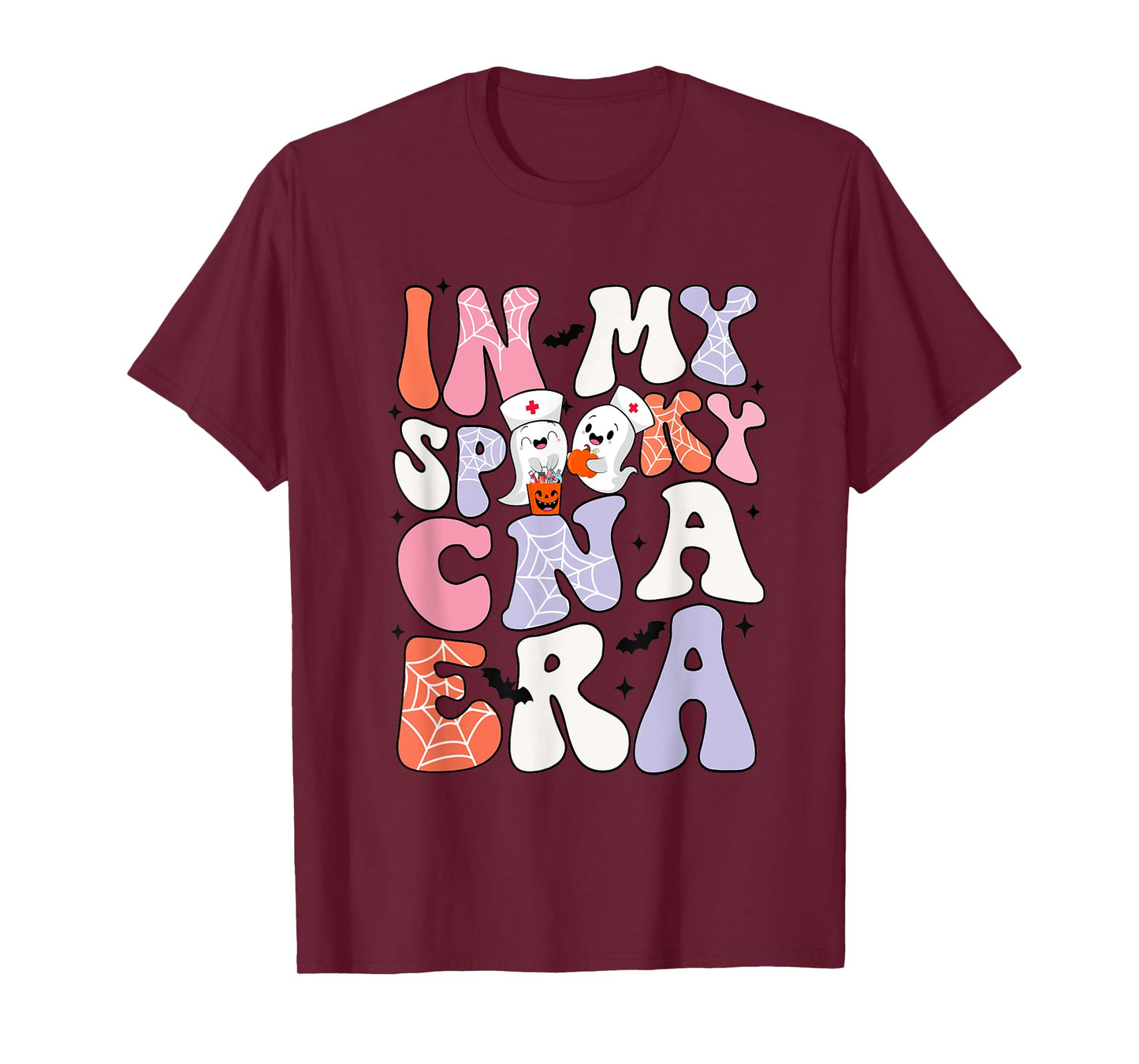 In My Spooky CNA Era Halloween Certified Nursing Assistants T-Shirt