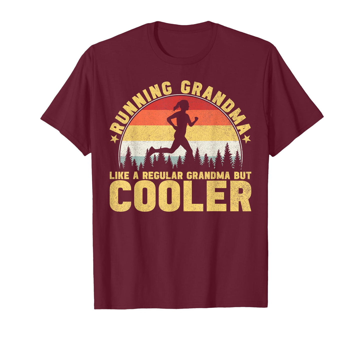 Running Grandma Like A Regular Grandma Marathon T-Shirt