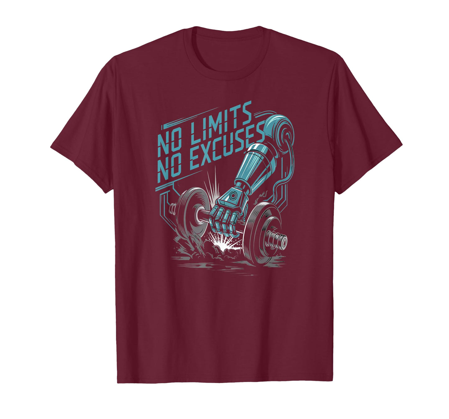 Relentless Strength Robotic Power Gym Fitness T-Shirt