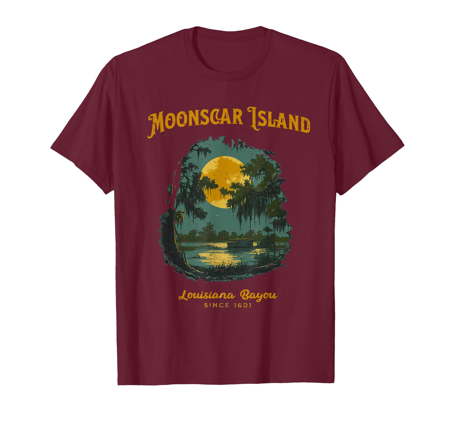 Retro Cartoon Halloween Zombie Island T-Shirt