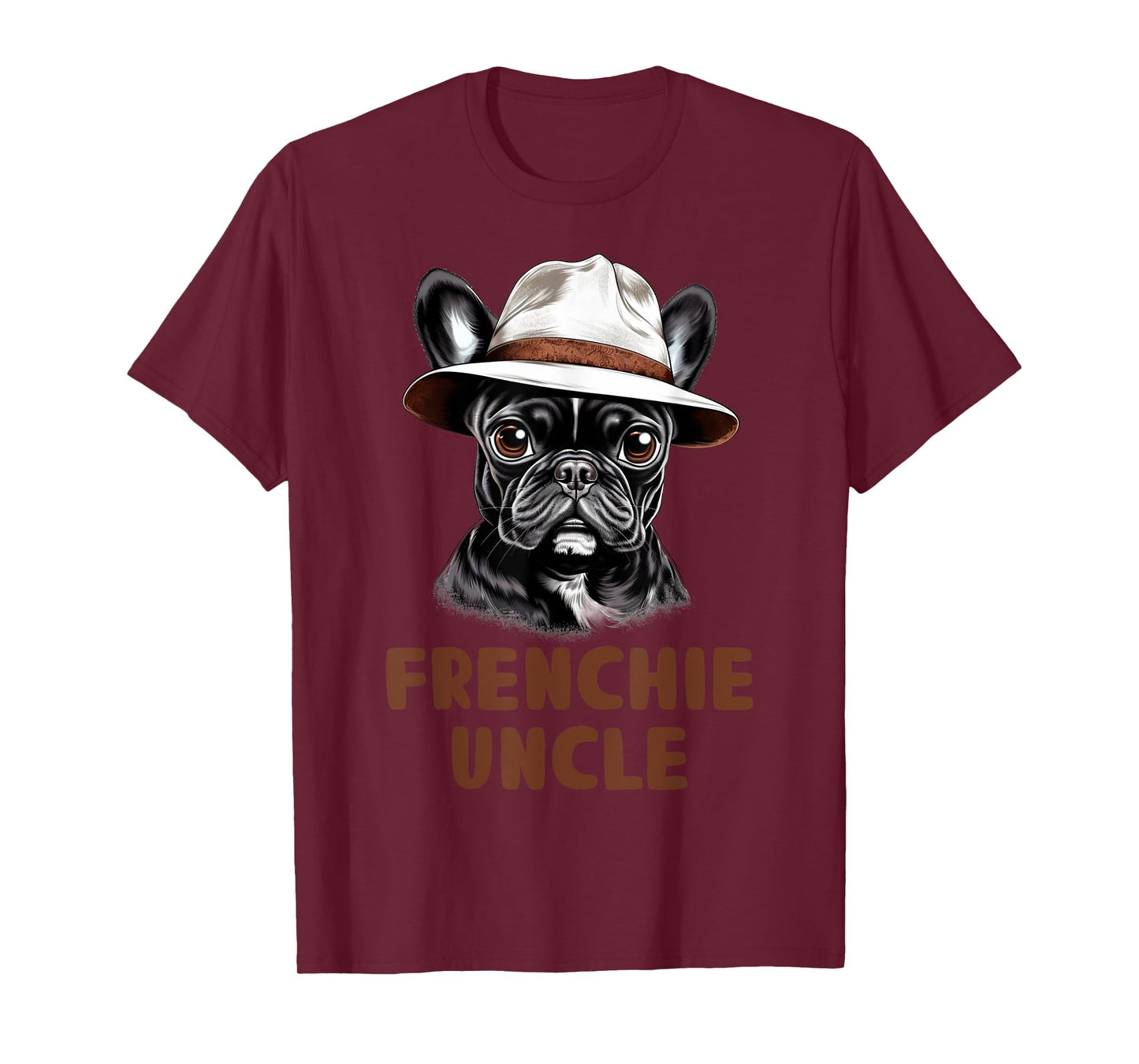 Frenchie Uncle Dog Lover Gift Funny Puppy French Bulldog T-Shirt for Men Women Kids