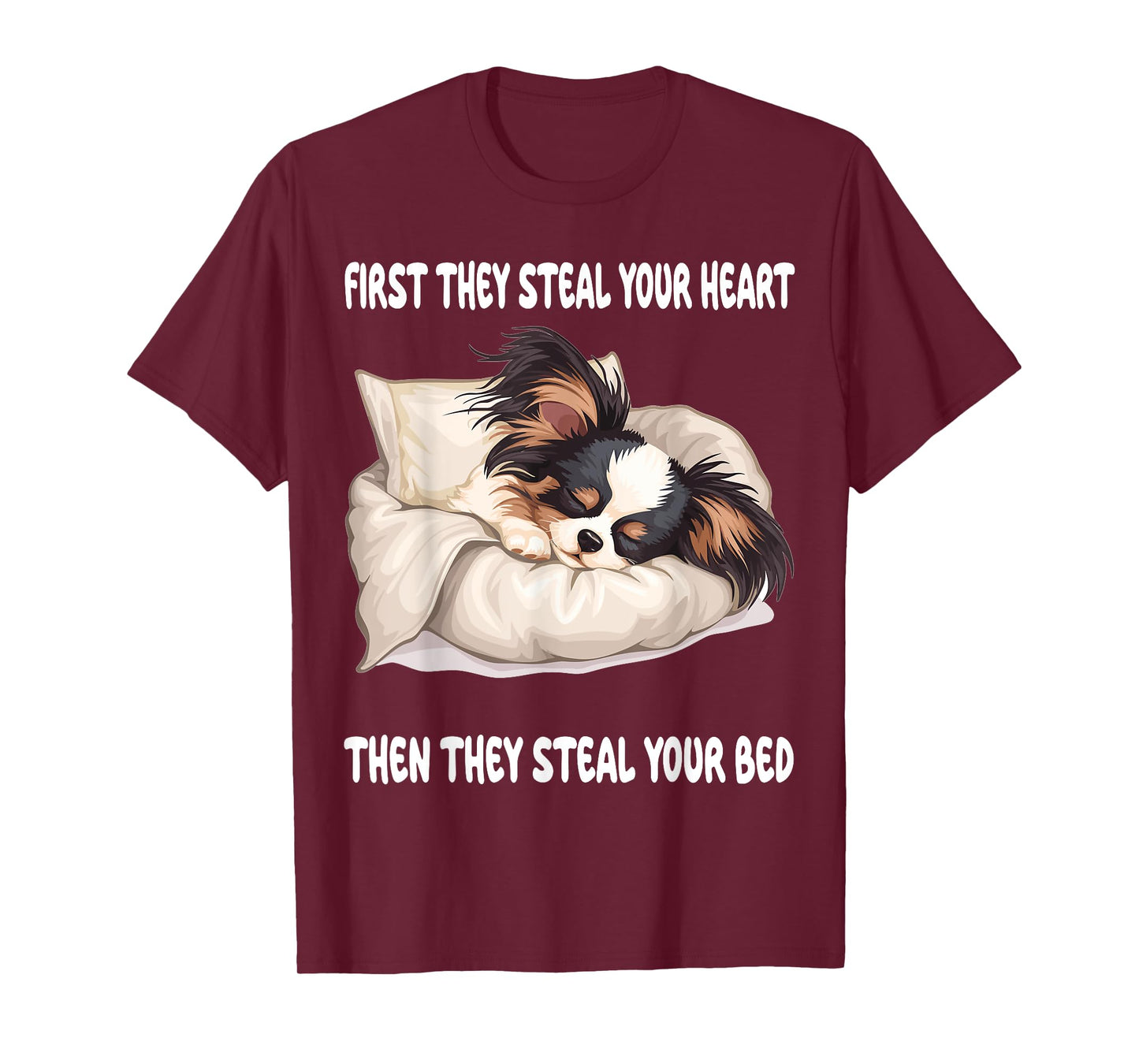 Papillon Sleeping Pajamas Nightgown T-Shirt