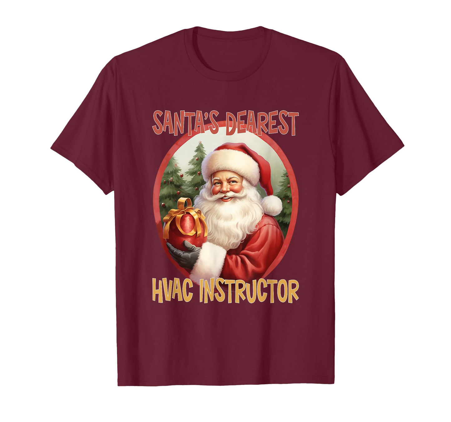 HVAC Instructor Christmas Holiday Love Xmas T-Shirt