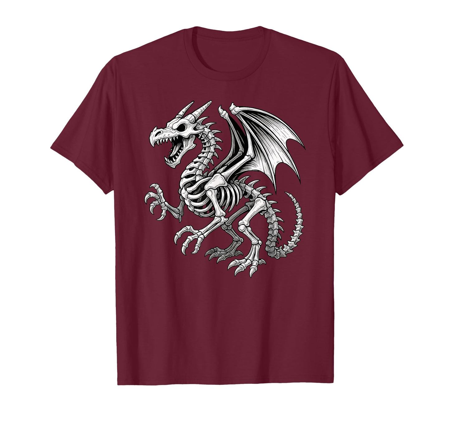 Dragon Skeleton Halloween Fantasy Boys Girls Kids T-Shirt