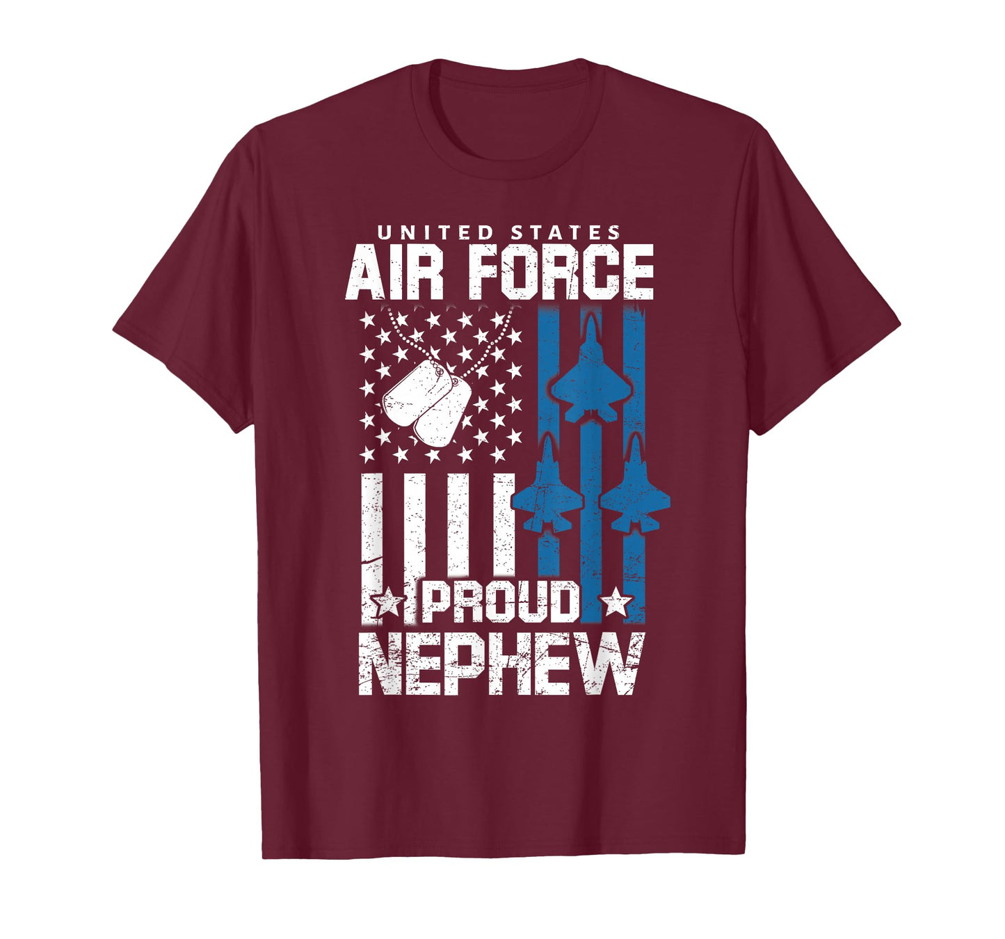 Proud Nephew of US Air Force Veteran USAF Family Matching T-Shirt