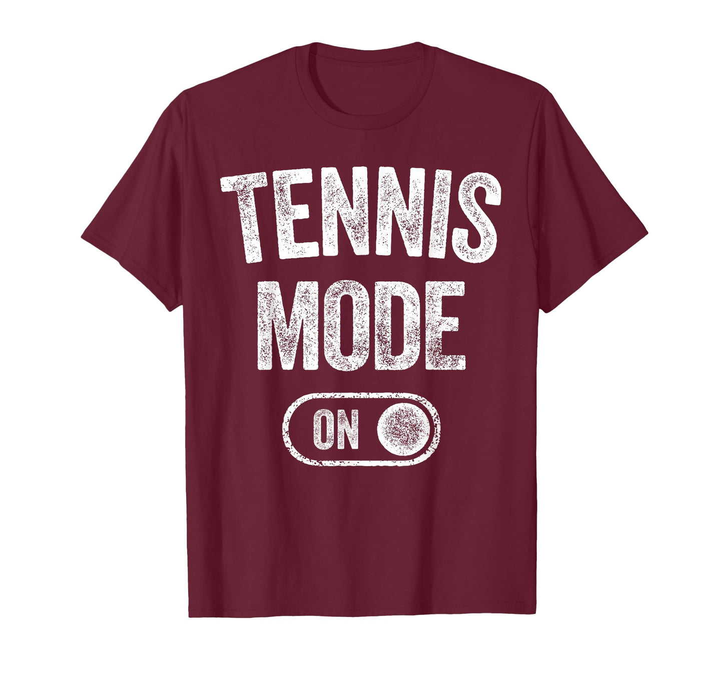 Tennis Mode On Funny Tennis Player Gift Coach Instructor T-Shirt