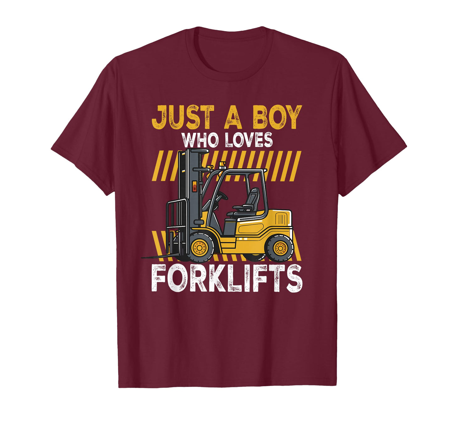 Funny Forklift Shirt Just a Boy Who Loves Forklifts T-Shirt