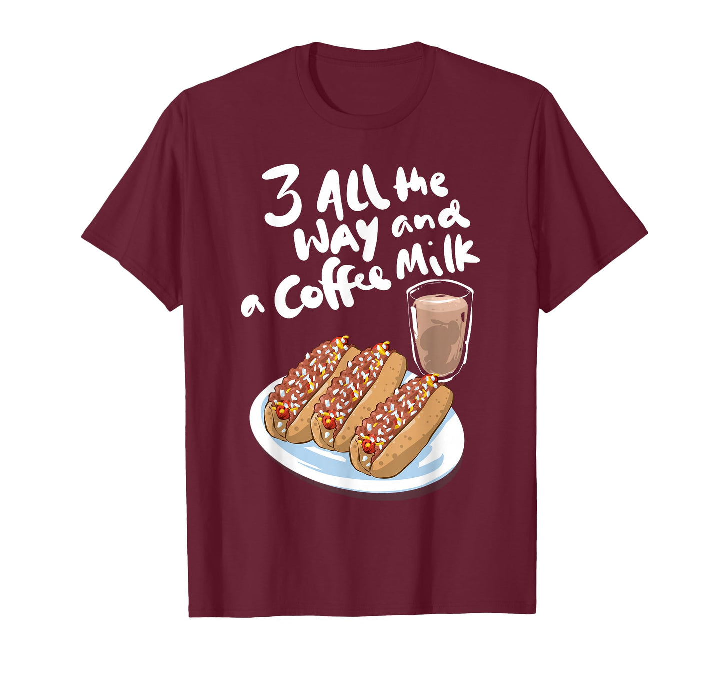 Funny Hot Weiner T Shirt Coffee Milk Rhode Island Lover Gift T-Shirt