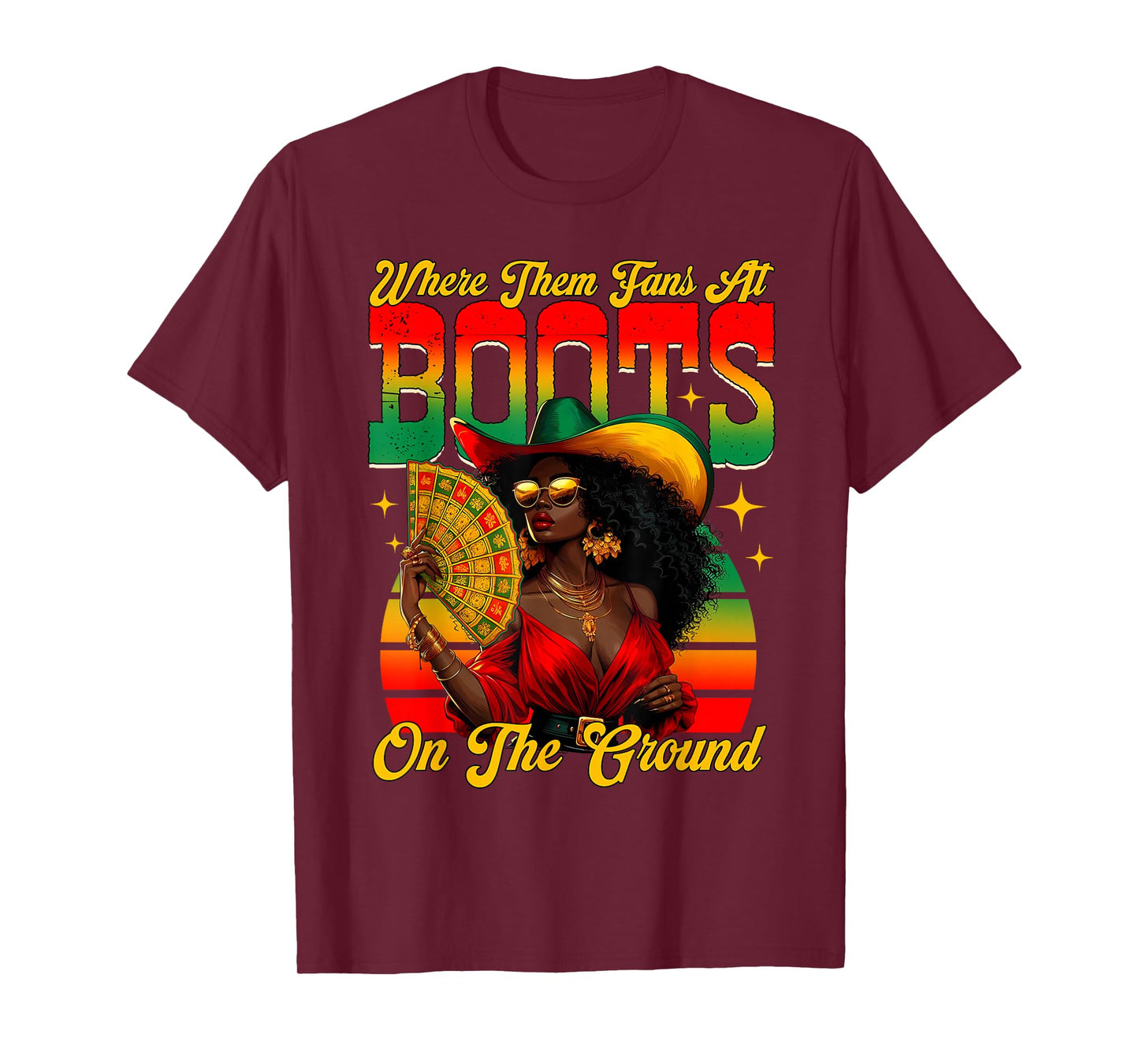 Boots On The Ground Juneteenth Cowgirl T-Shirt