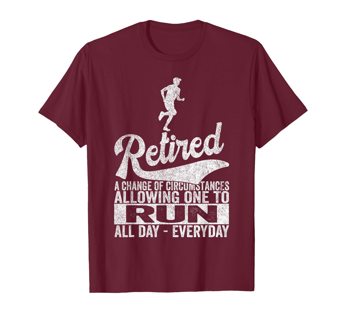 Funny Retired Definition Retirement Plan Running Runner T-Shirt