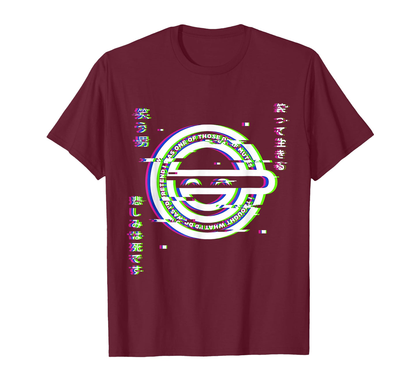 Ghost Hacker Laughing Japanese Man Anime and Manga Otaku T-Shirt