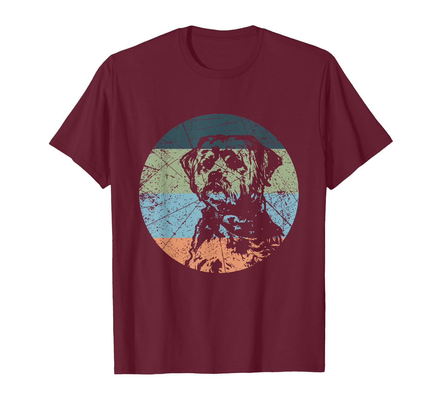 Retro Dog Silhouette - Vintage Shorkie T-Shirt