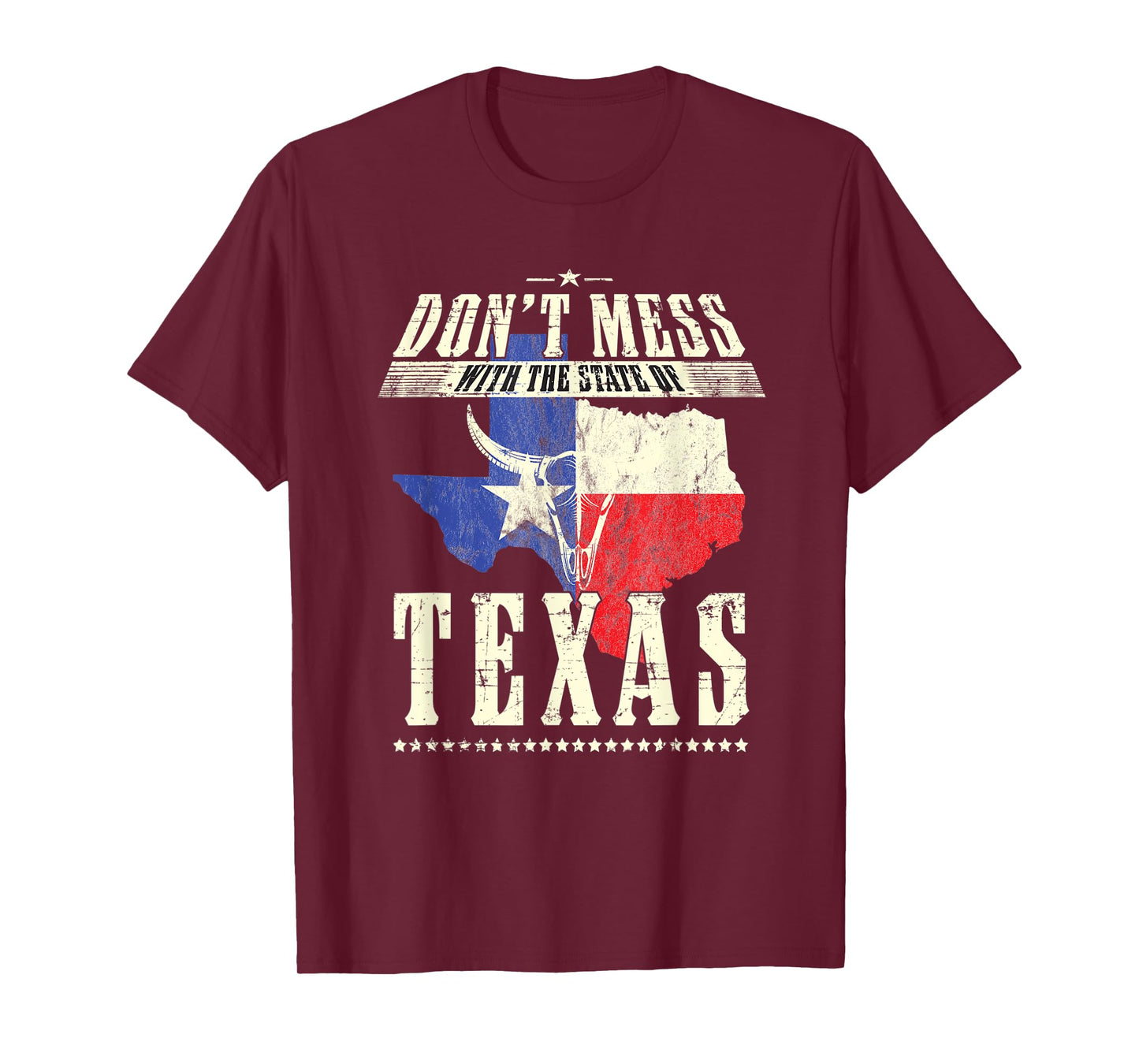 Don’t Mess With Texas Proud Texan Longhorn Lone Star State T-Shirt