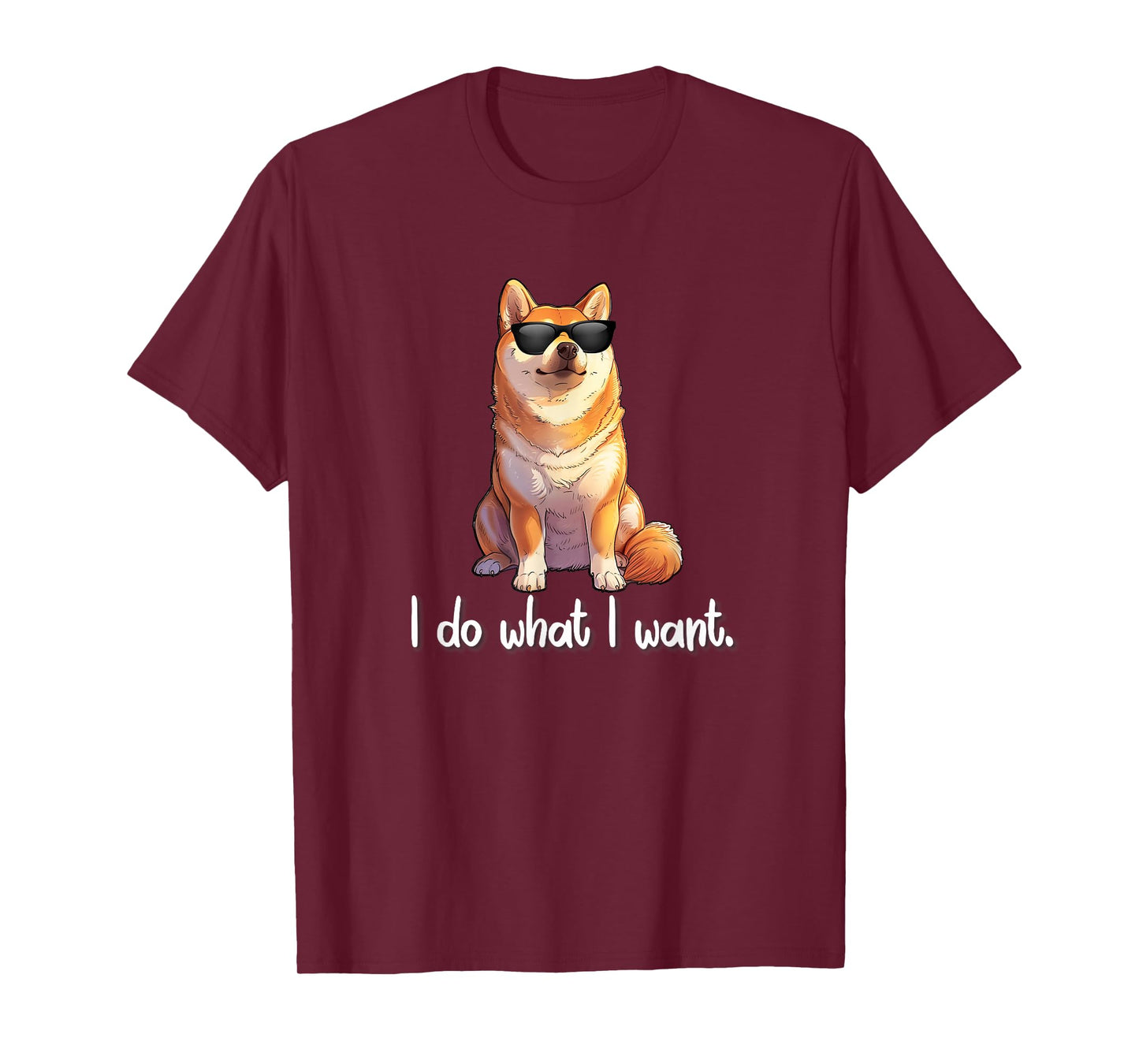 Mens Womens Kids Doge Meme Lover Do What I Want Shiba Inu T-Shirt