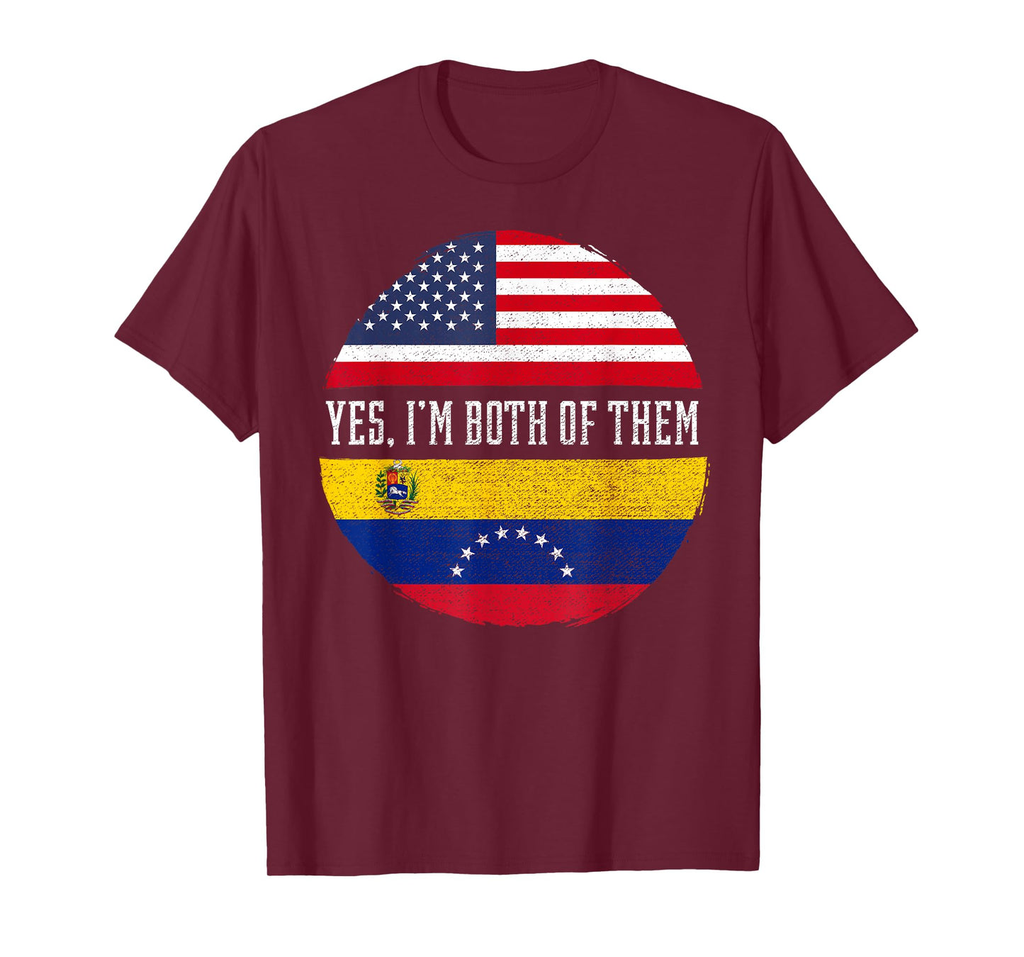 Half American Half Venezuelan USA Flag Venezuela Heritage T-Shirt for Women Kids Men
