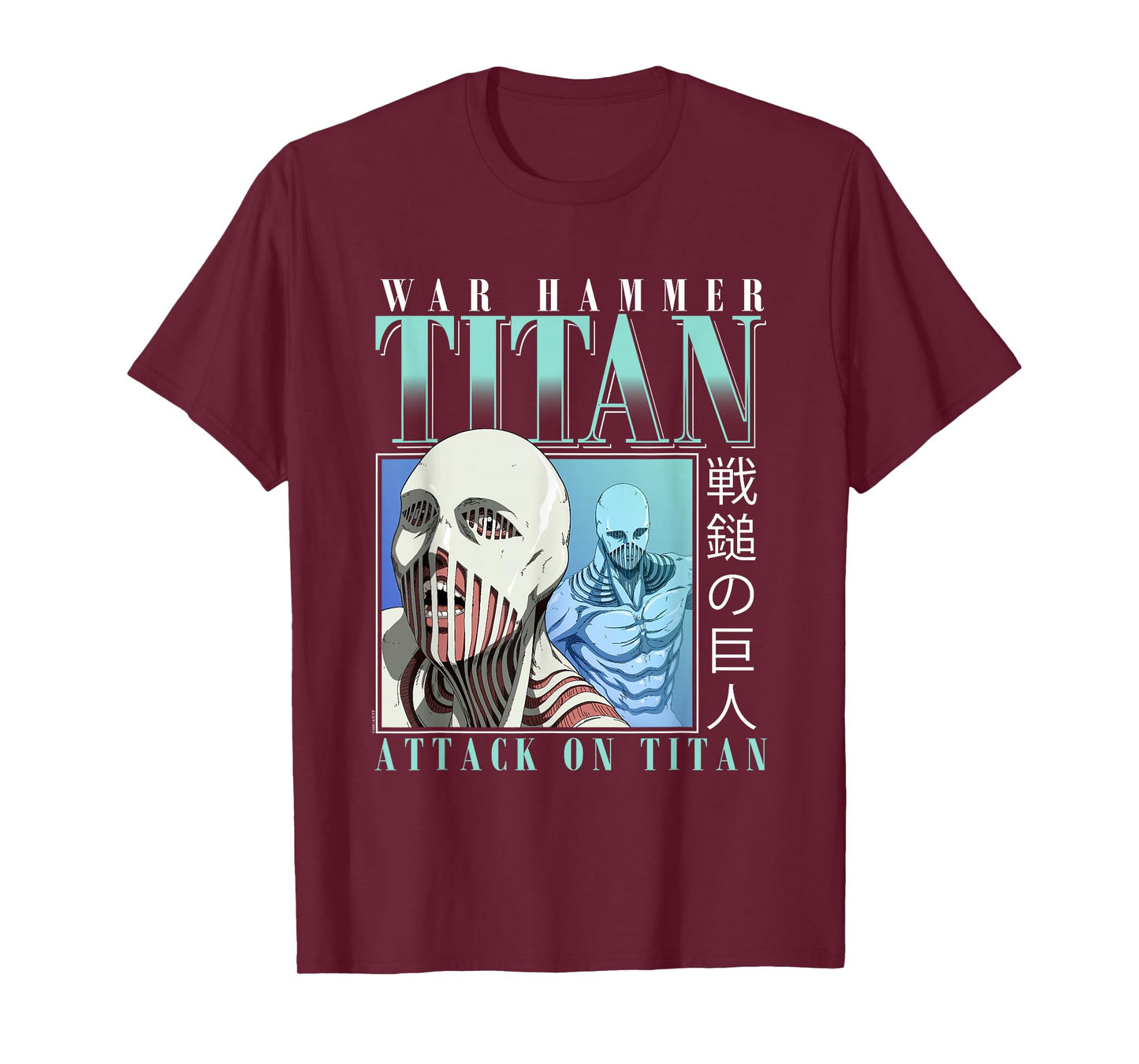Attack on Titan Season 4 War Hammer 90's Collage Anime T-Shirt