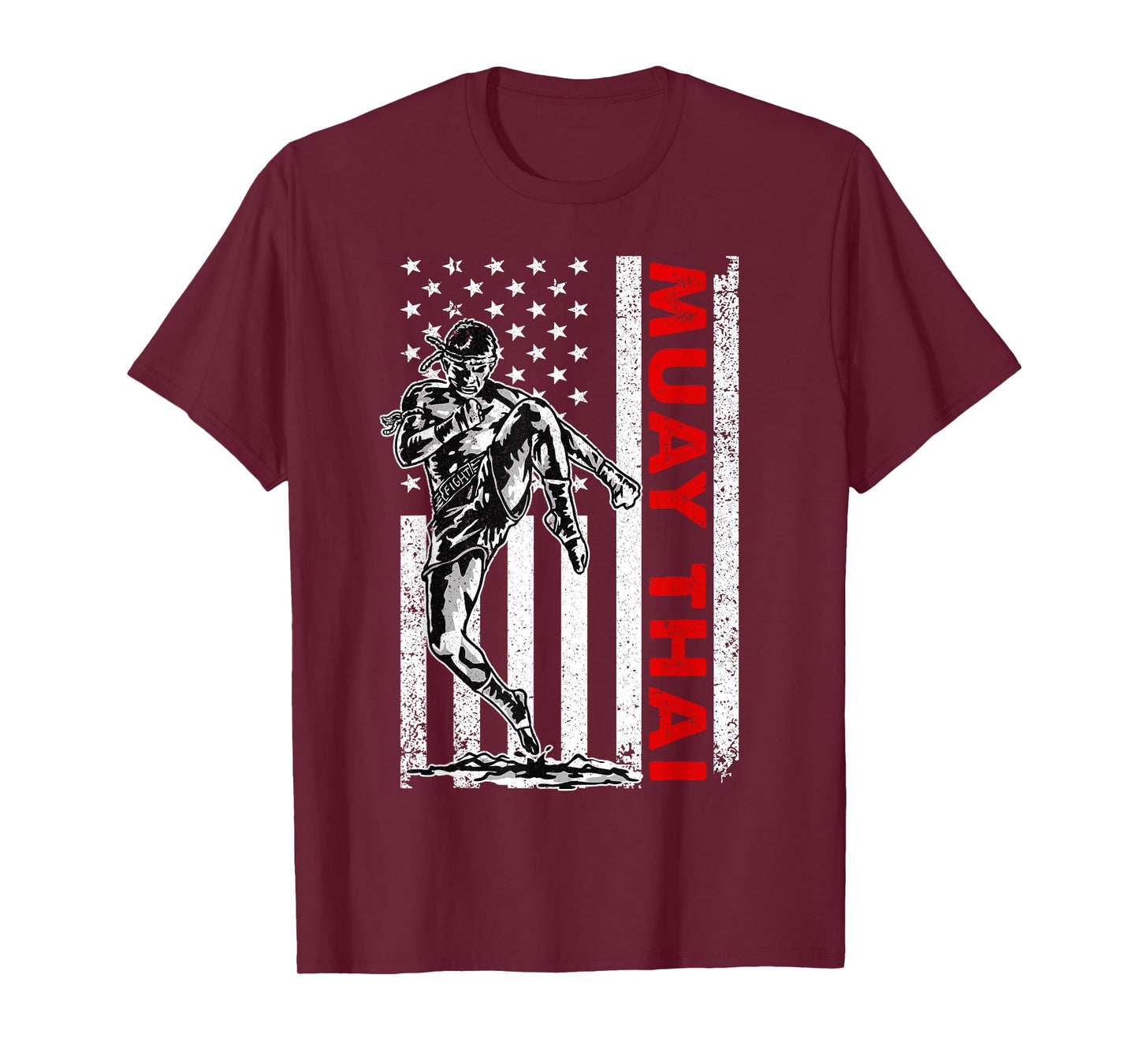Funny Muay Thai Art For Men Women Kids Muay Thai Kickboxing T-Shirt