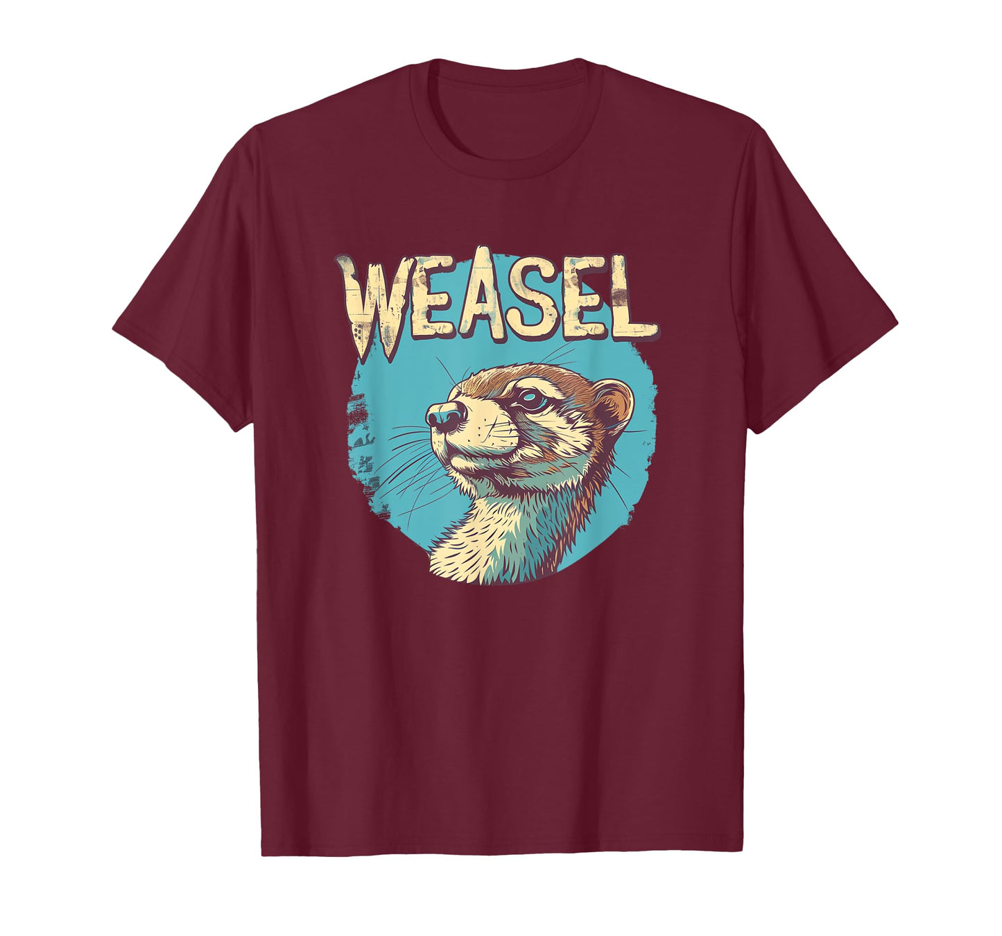 Funny Weasel Face Outfit for Man and Woman T-Shirt