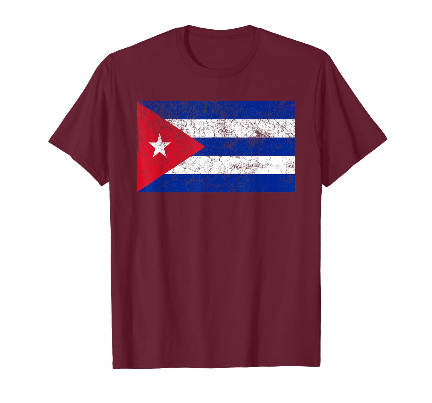 Cuban Flag T Shirt Cuba Vintage Pride Men Women Kids Gift T-Shirt